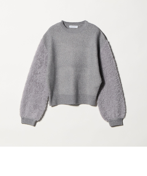 カタアゼ×フェザー コンビニット グレー<A DAY IN THE LIFE>