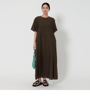 シアー バックリボン ワンピース