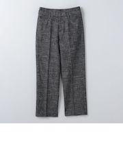 ＜6(ROKU)＞コットンレーヨン ネップ ベルト パンツ