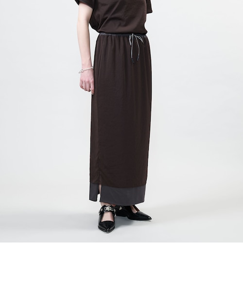 【DK.GRAY】<ASTRAET>カルゼ タイトロングスカート ASTRAET＞カルゼ タイトロングスカート