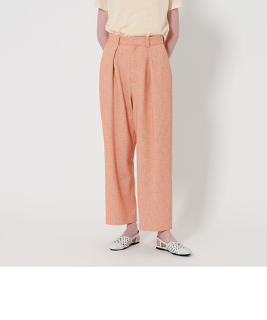 ＜Steven Alan＞ツイードライク タックパンツ