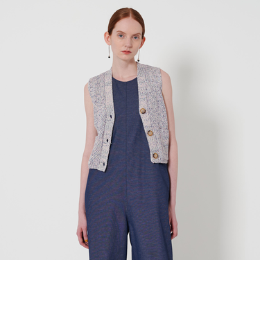 ＜Steven Alan＞メランジ テープヤーン ニット ベスト