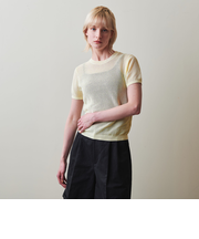 ＜Steven Alan＞メッシュ ショートスリーブ ニット