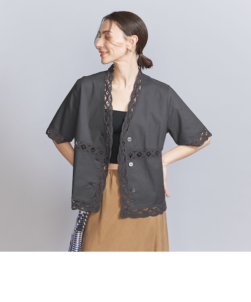 バテンレース ショートスリーブシャツ