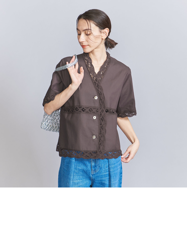 バテンレース ショートスリーブシャツ