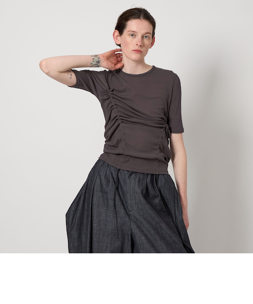 ＜AEWEN MATOPH＞シャーリング Tシャツ