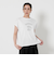 コットン ロゴプリント フレンチスリーブ Tシャツ