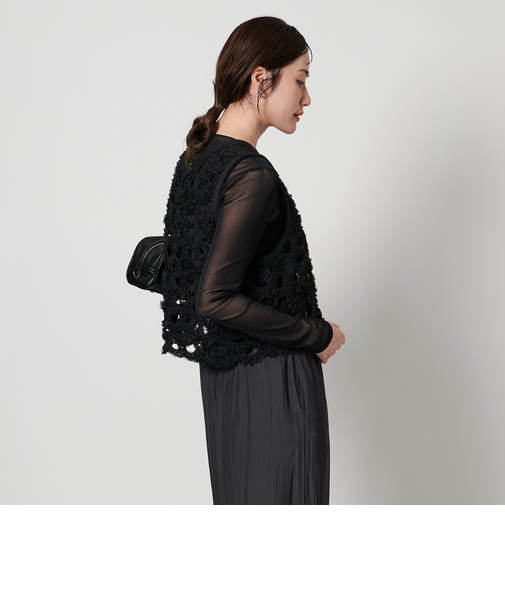 チュール メッシュ ベスト