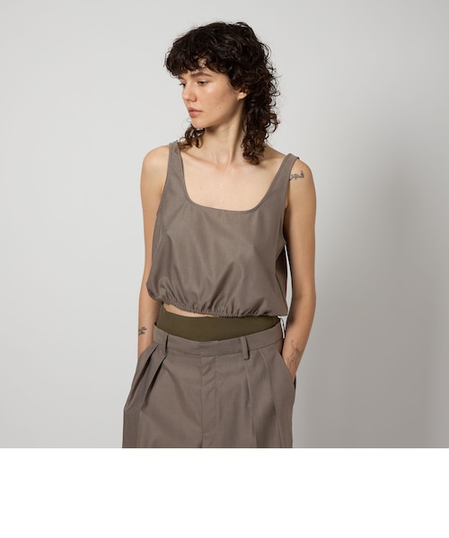 6 roku UNITED ARROWS ストライプ チュニック AURALEE 6(ROKU)＞ストライプ カシュクール チュニック｜ユナイテッドアローズ