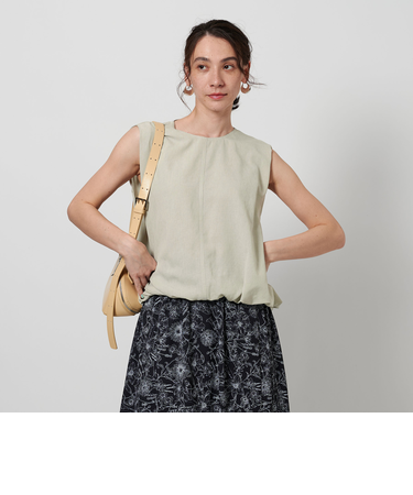 【Wardrobe DAILY MINIMAL】バルーン ノースリーブブラウス -ウォッシャブル-
