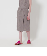 ＜Steven Alan＞チェック ラップ スカート