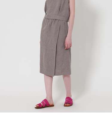 ＜Steven Alan＞チェック ラップ スカート