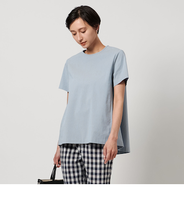 ナチュラル Tブラウス -ウォッシャブル-