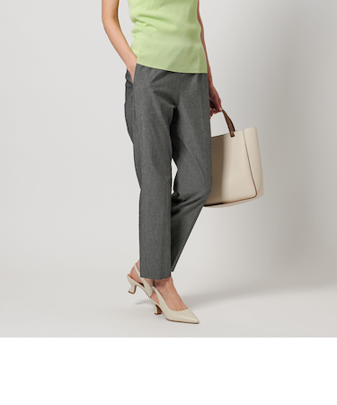 ナチュラル イージーテーパードパンツ -ウォッシャブル-