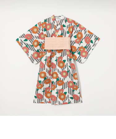 浴衣 ヒマワリ/ キッズ