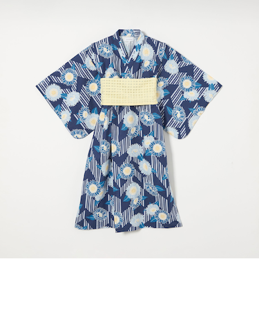 浴衣 ヒマワリ/ キッズ
