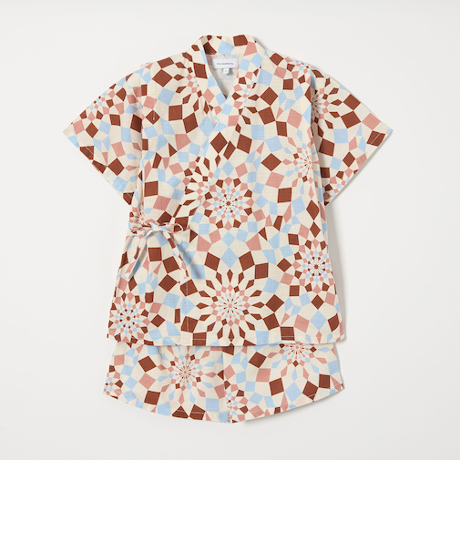 甚平 カレイドスコープ/ キッズ