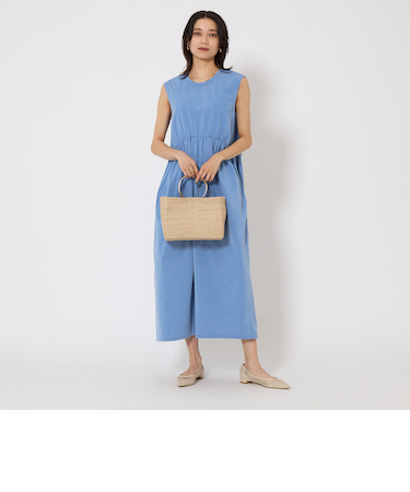 ライトメモリー ノースリーブ ワンピース -UVカット-