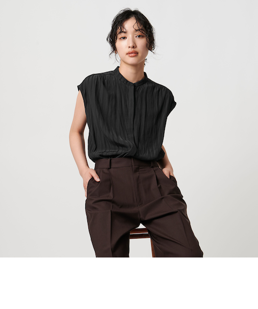 Spiree K/S フレンチスリーブブラウス  - ウォッシャブル -