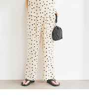 ＜at ease＞ドット パンツ