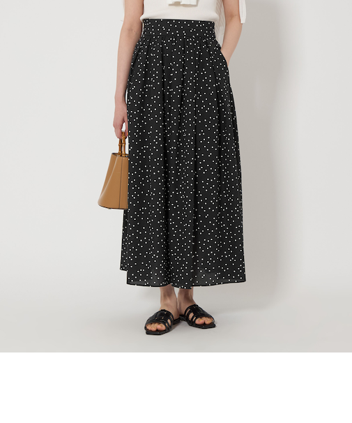 Breeze Cool エアリー ギャザー スカート -マシンウォッシャブル・吸水速乾・通気性-