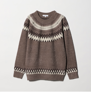 フェザーヤーン ノルディック ニット-ウォッシャブル-＜A DAY IN THE LIFE＞