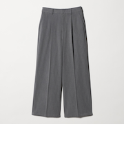 裏起毛 ストライプ タックワイドパンツ ‐ウォッシャブル‐＜A DAY IN THE LIFE＞