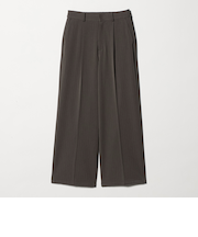 裏起毛 ストライプ タックワイドパンツ ‐ウォッシャブル‐＜A DAY IN THE LIFE＞