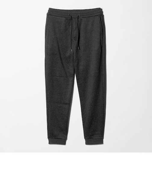 ニットフリース ツイルプリント ジョガーパンツ<A DAY IN THE LIFE>