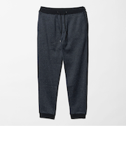 ニットフリース ツイルプリント ジョガーパンツ＜A DAY IN THE LIFE＞