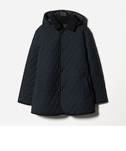 ウールライク サージ キルト ステンカラーコート＜A DAY IN THE LIFE＞