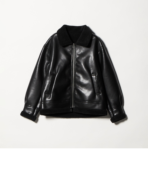 ムートン ライク フライトブルゾン＜A DAY IN THE LIFE