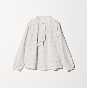 フロントラッフル ブラウス ＜A DAY IN THE LIFE＞