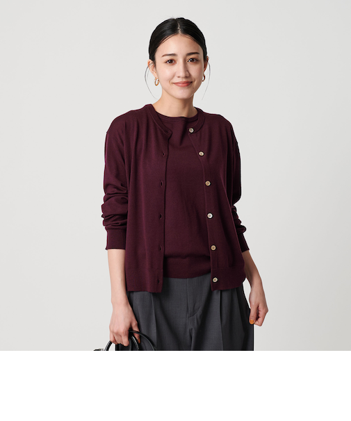 ウール レイヤードニット ウォッシャブル