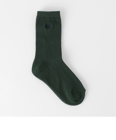 ロゴ リブ クルーソックス / 靴下 / キッズ  17cm-19cm