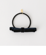 ベロアリボンヘアゴム  / キッズ