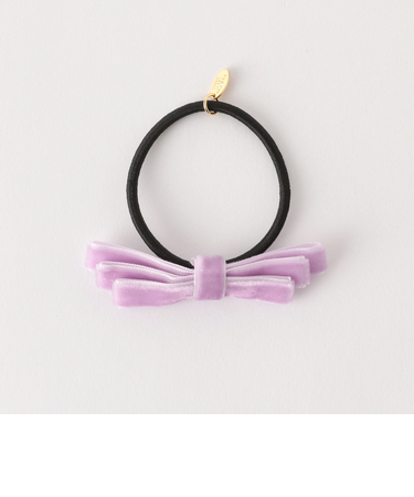 ベロアリボンヘアゴム  / キッズ