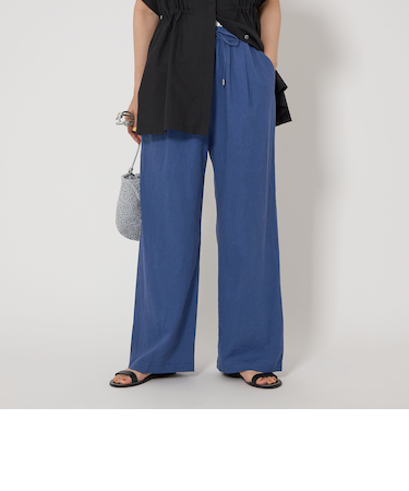 ［size SHORT/TALLあり］BREEZE LINEN ブリーズリネン ワイド パンツ