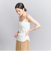コットンリブ ブラキャミソール