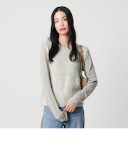 モヘヤブレンド ミックスカラーベスト