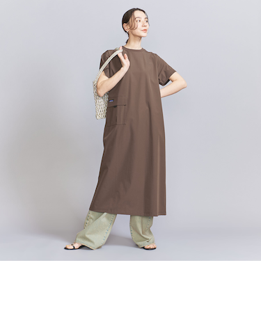 【別注】＜THOUSAND MILE＞ショートスリーブワンピース -UVカット/はっ水-