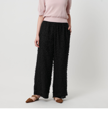 フリンジ イージーパンツ -ウォッシャブル-