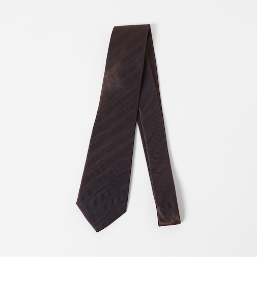 ヘリンボーン ソリッド ネクタイ＜A DAY IN THE LIFE＞