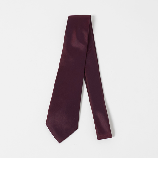 サテン ソリッド ネクタイ＜A DAY IN THE LIFE＞