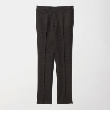 ツイード チェック ノープリーツ スラックス-セットアップ対応-＜A DAY IN THE LIFE＞