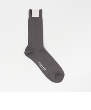 シルケット ワイドリブ レギュラーソックス＜A DAY IN THE LIFE＞
