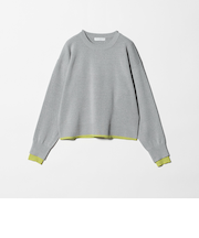 レイヤードスリーブ ニット ‐ウォッシャブル‐＜A DAY IN THE LIFE＞