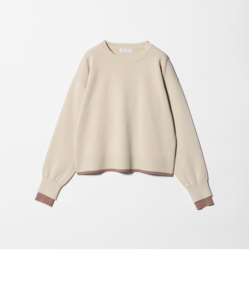 レイヤードスリーブ ニット ‐ウォッシャブル‐＜A DAY IN THE LIFE＞