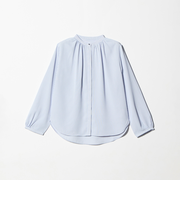 ギャザー メタルボタンブラウス ＜A DAY IN THE LIFE＞