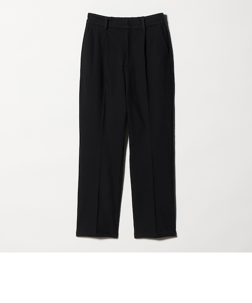 ニットライク プリーツ テーパードパンツ ‐ウォッシャブル‐＜A DAY IN THE LIFE＞